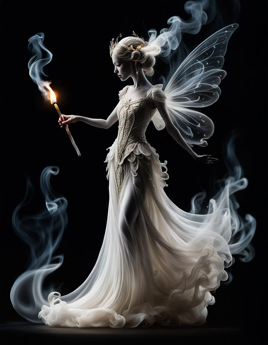 Smoke Fairy  by @Skyangel