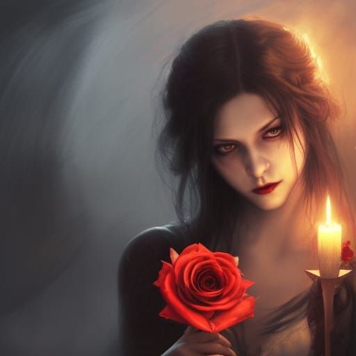 Vampire Girl  by @Cybrdemon 