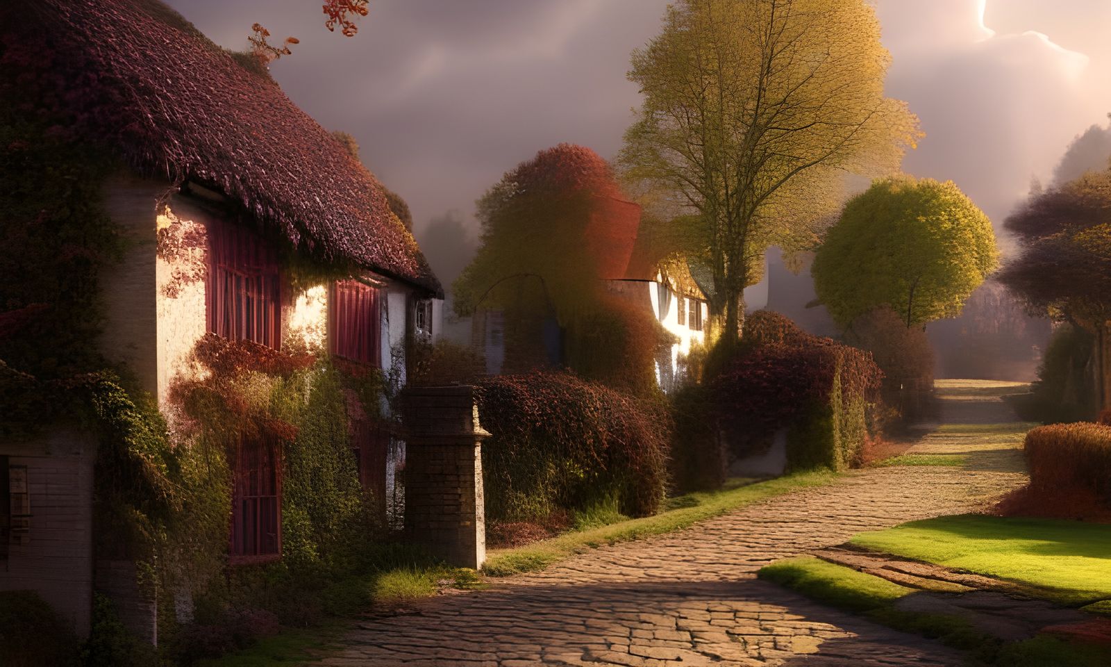 Old english village