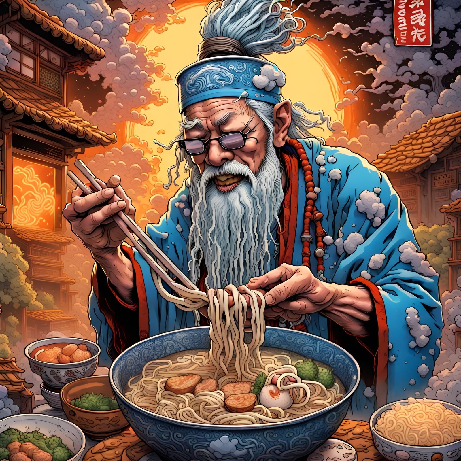 The Ramen Shaman 🍜  by @lawrencelot