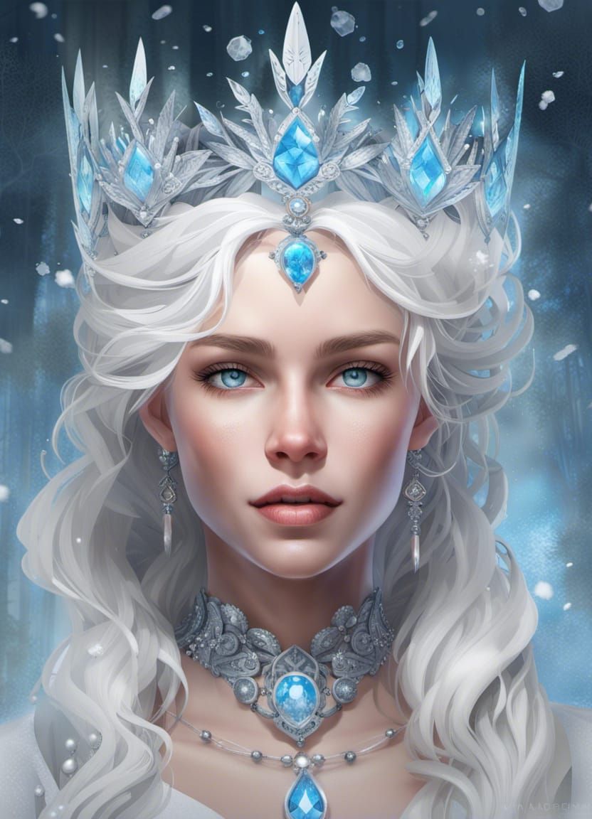 Ice Queen - AI Generated Artwork - NightCafe Creator