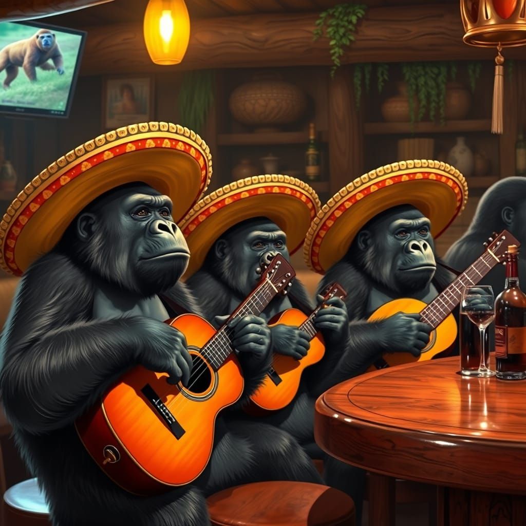  Los Gorillas Mariachis  by @undefined