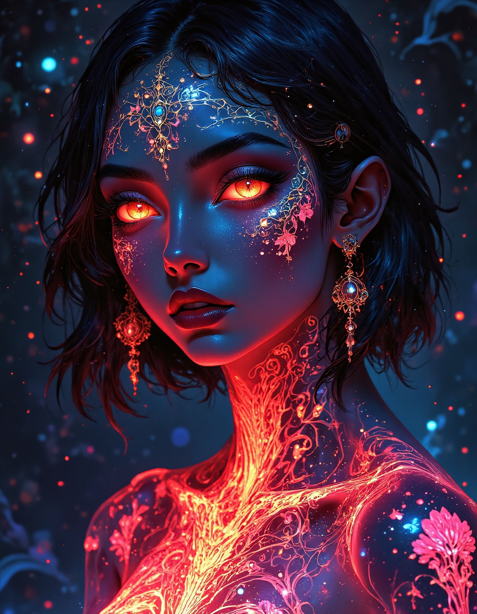 Luminescent body art