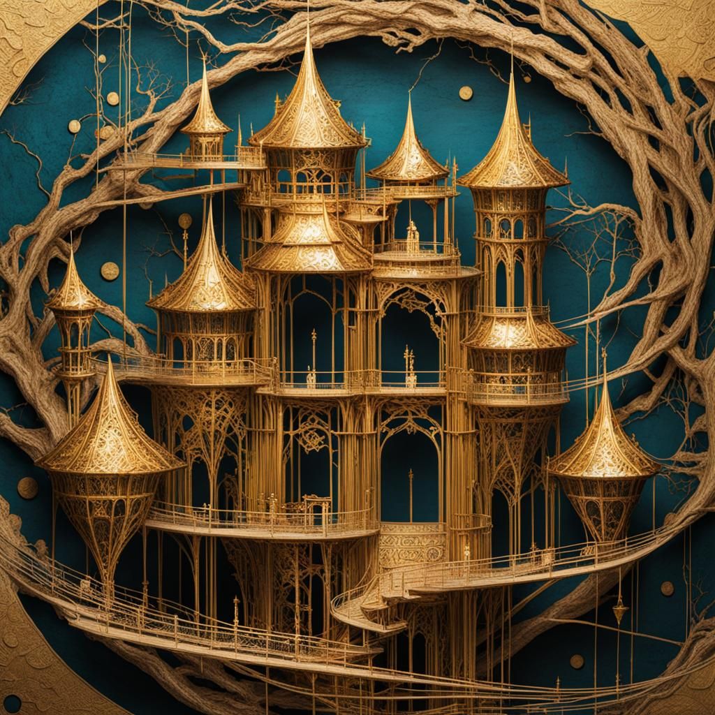 Golden castle