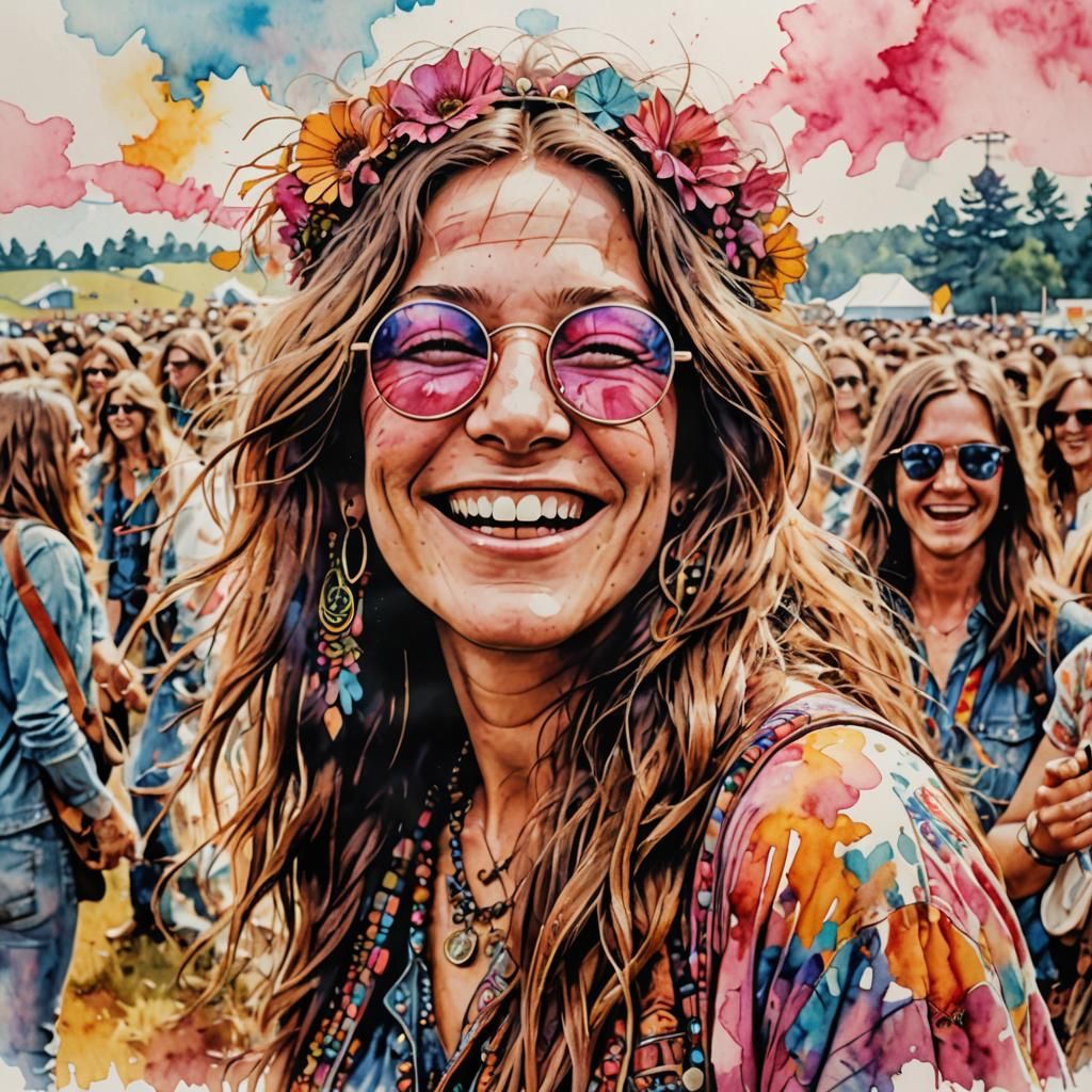 The portrait of happiness  by @Mev