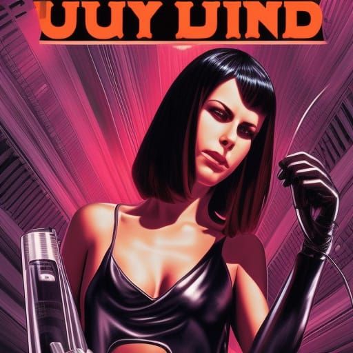 lena meyer landhut tanzt in pulp fiction im cyberpunkstyle