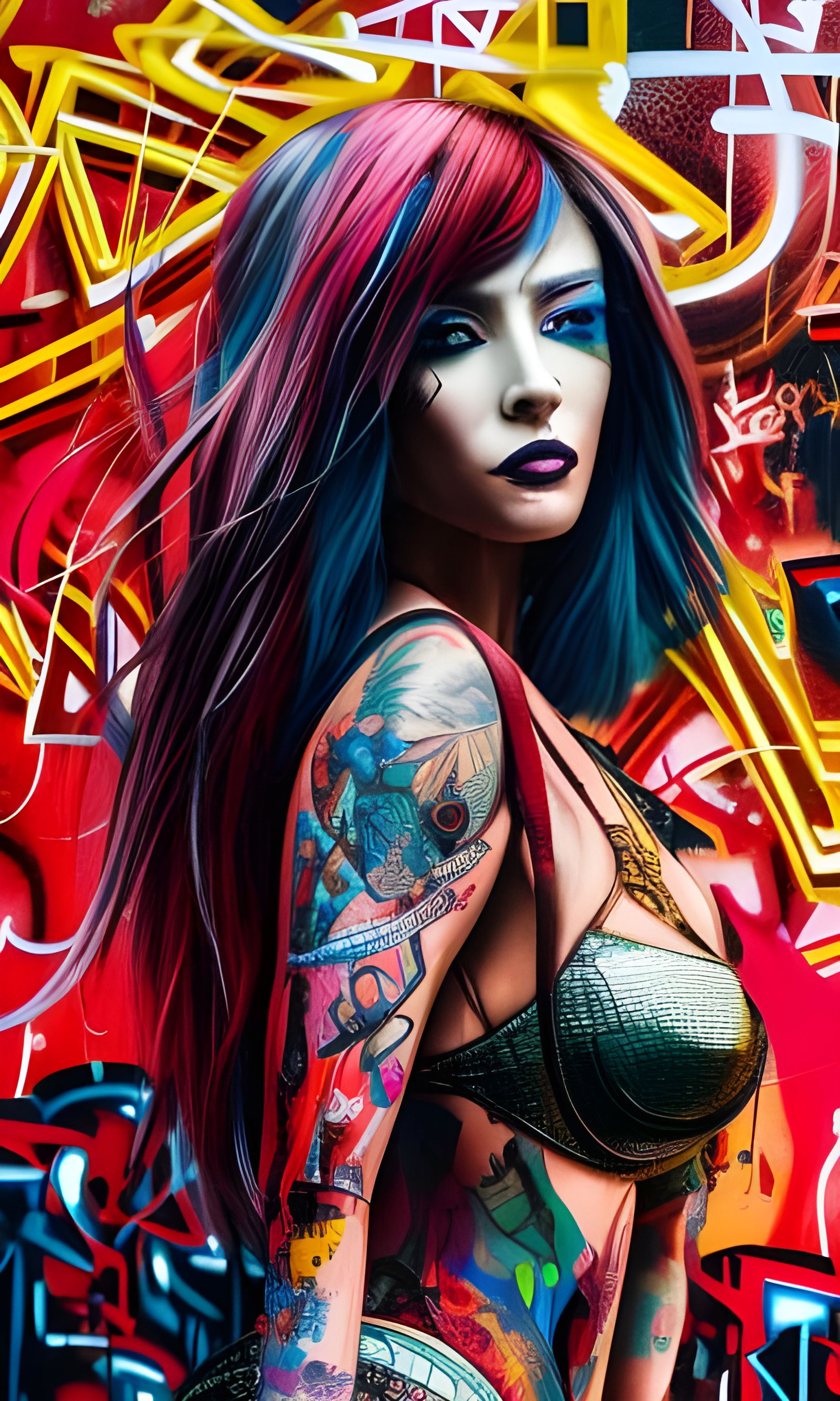 Graffiti girl