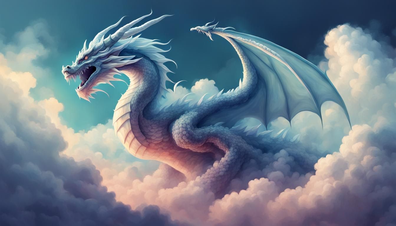 Cloud dragon - AI Generated Artwork - NightCafe Creator