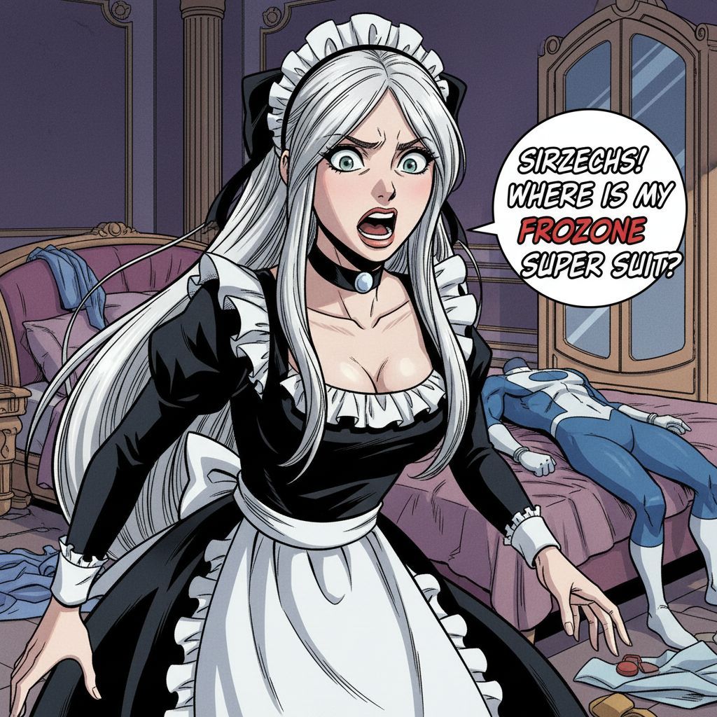 Highschool DxD Grayfia lucifuge as frozone from the incredib...