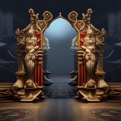 the duality of man in a mirror AI Generated Artwork NightCafe Creator