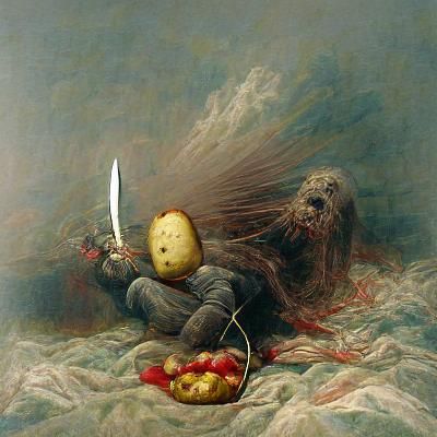 Potatoes as weaponry 