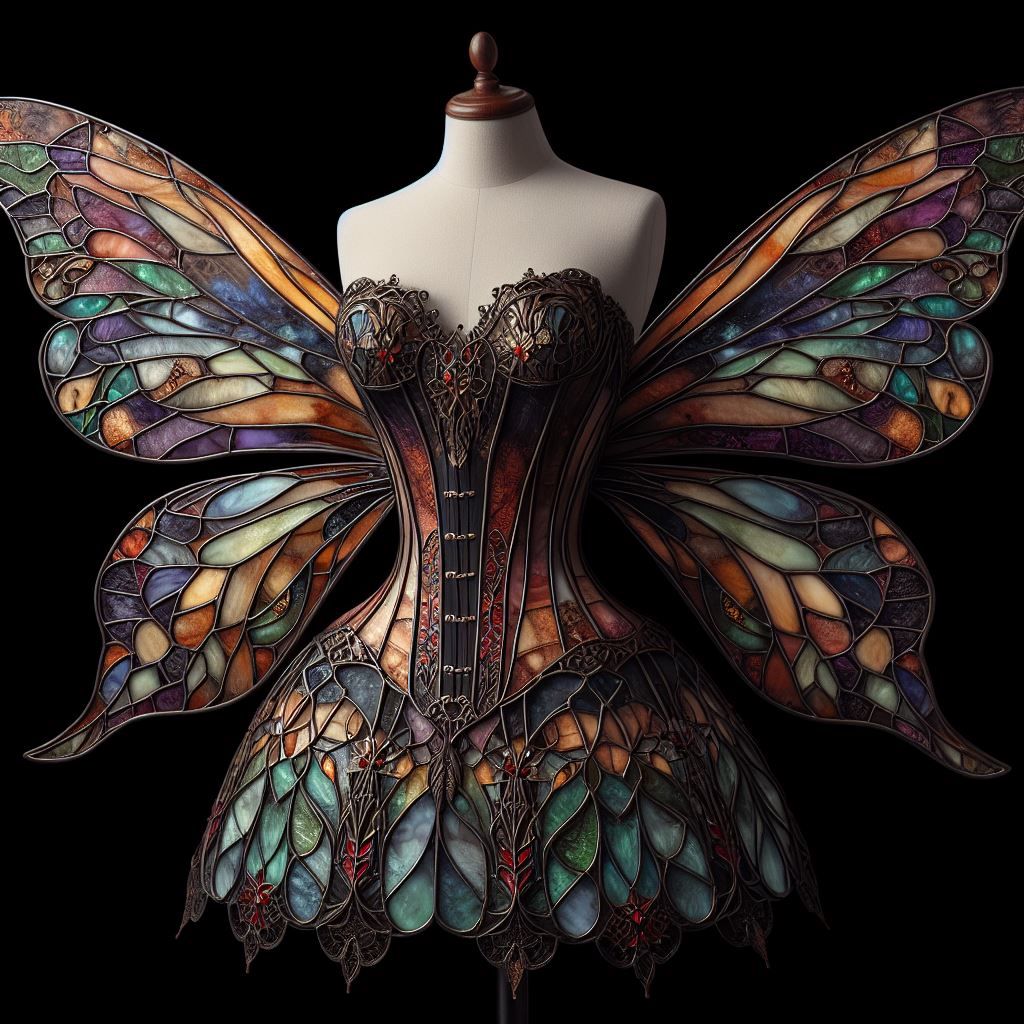 Stained Glass Fairy Dress
