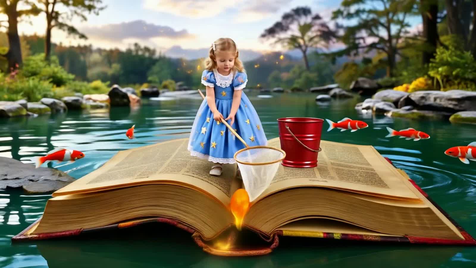 The Magical Book Pond.