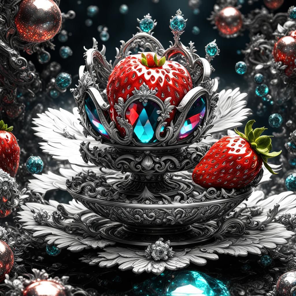 baby strawberry cow (evolved) - AI Generated Artwork - NightCafe Creator