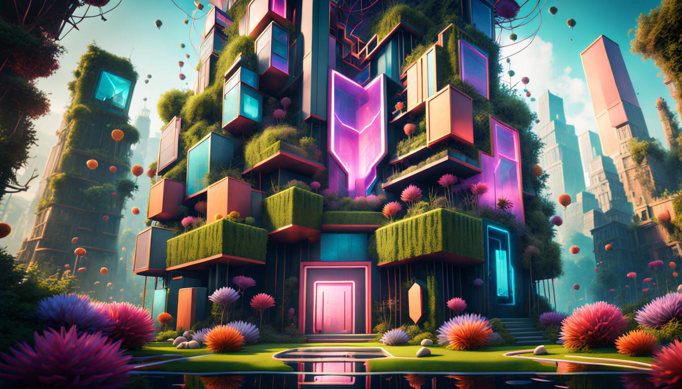 square garden and crazy geometric
