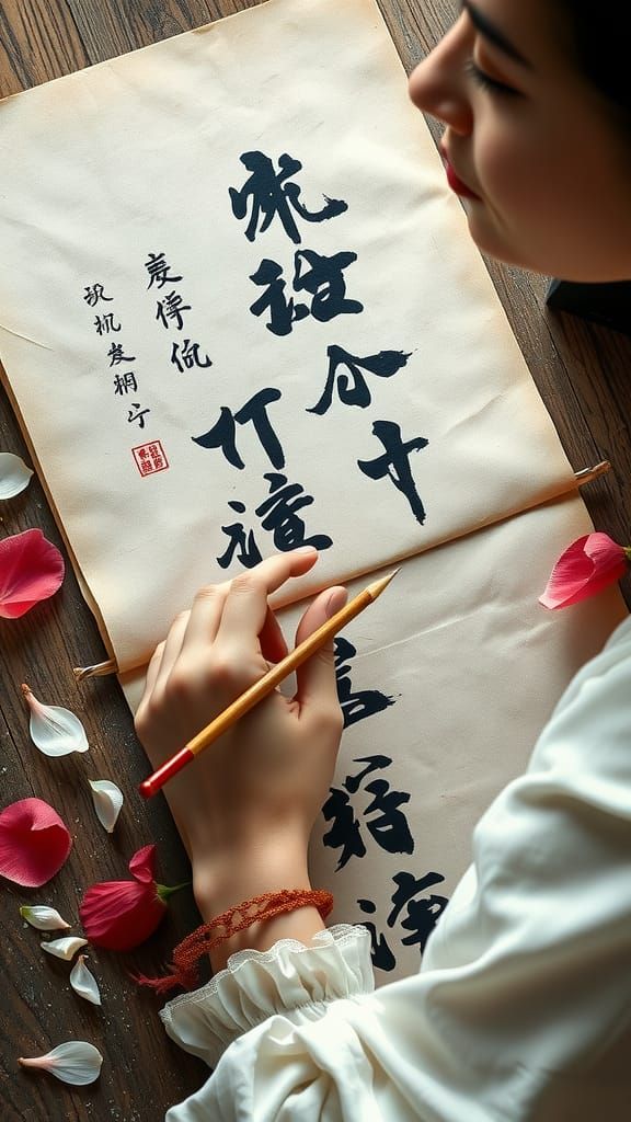 The calligraphy of my pain works healing magic graffiti art, splash art, street art, spray paint, oil gouache melting, acrylic, high contras...