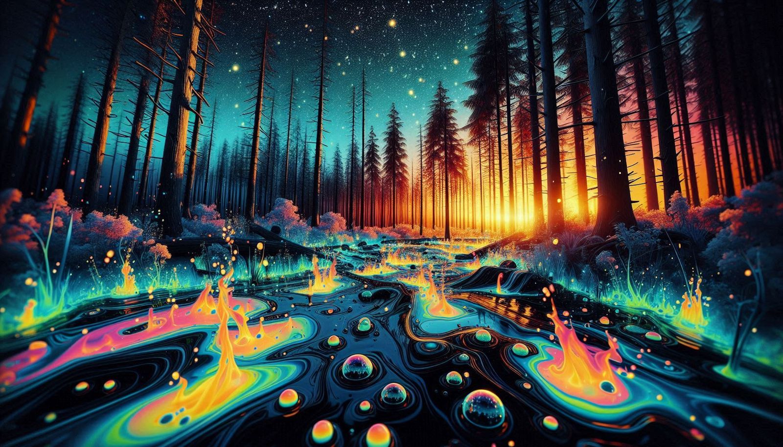 Thermal Heat Vision of Unreal Forest II