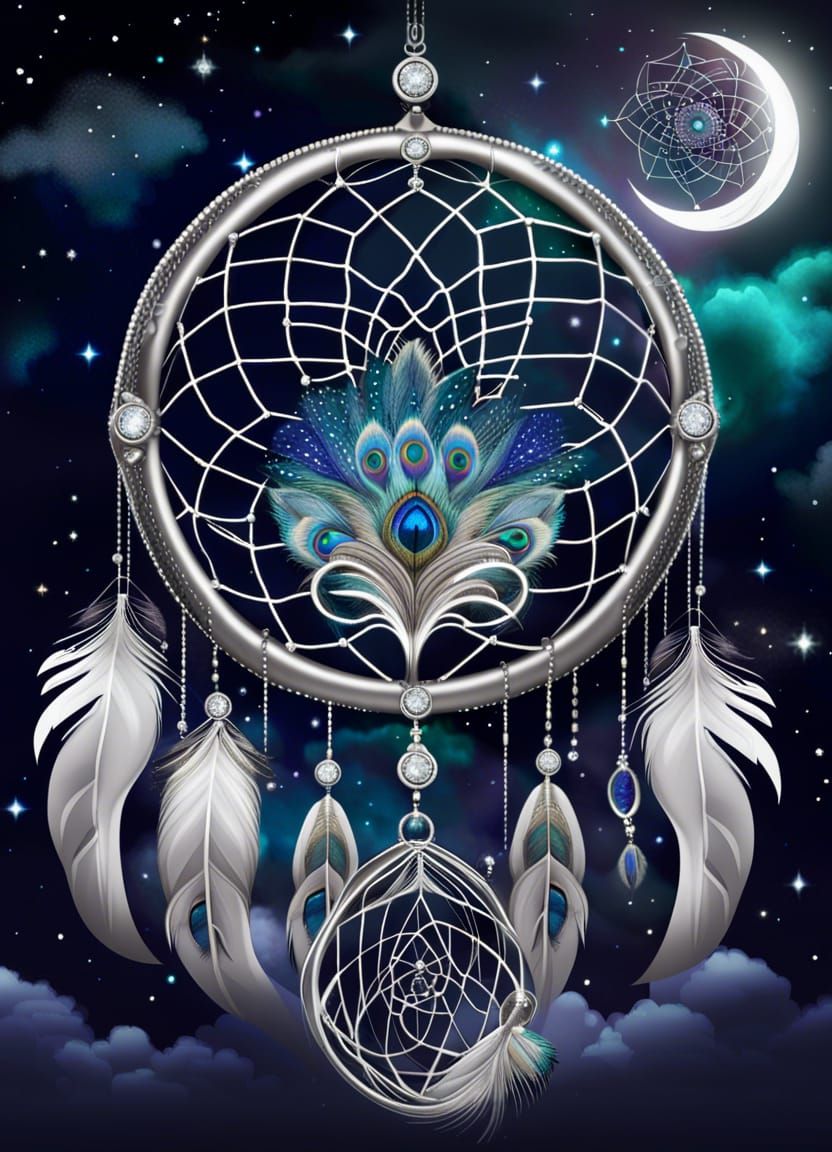 Dreamcatcher in Moonlight  by @Mairi Thompson