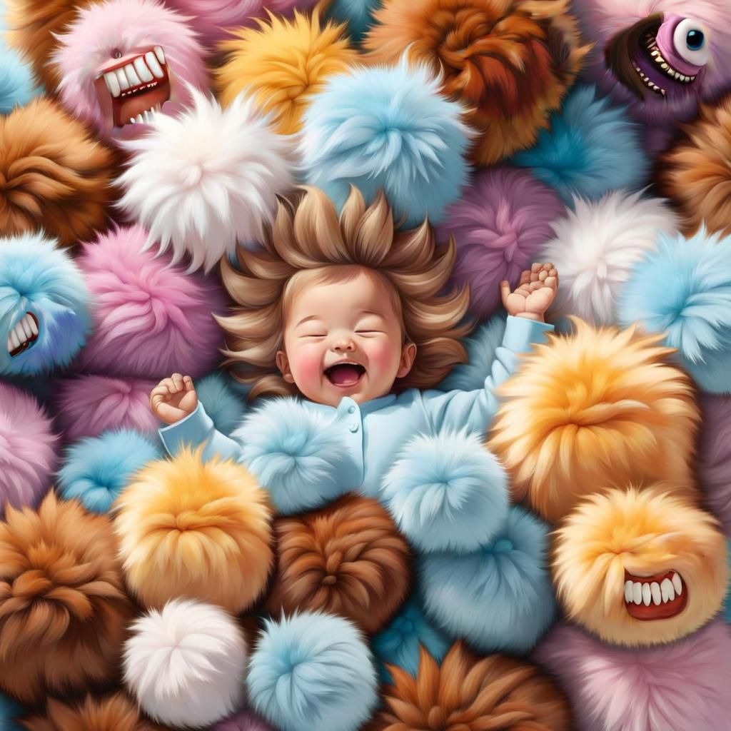 He's having so much fun (for now)  by @BunnyFooFoo