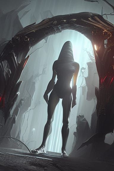 21st dimensional time, sinister by Greg Rutkowski trending o...