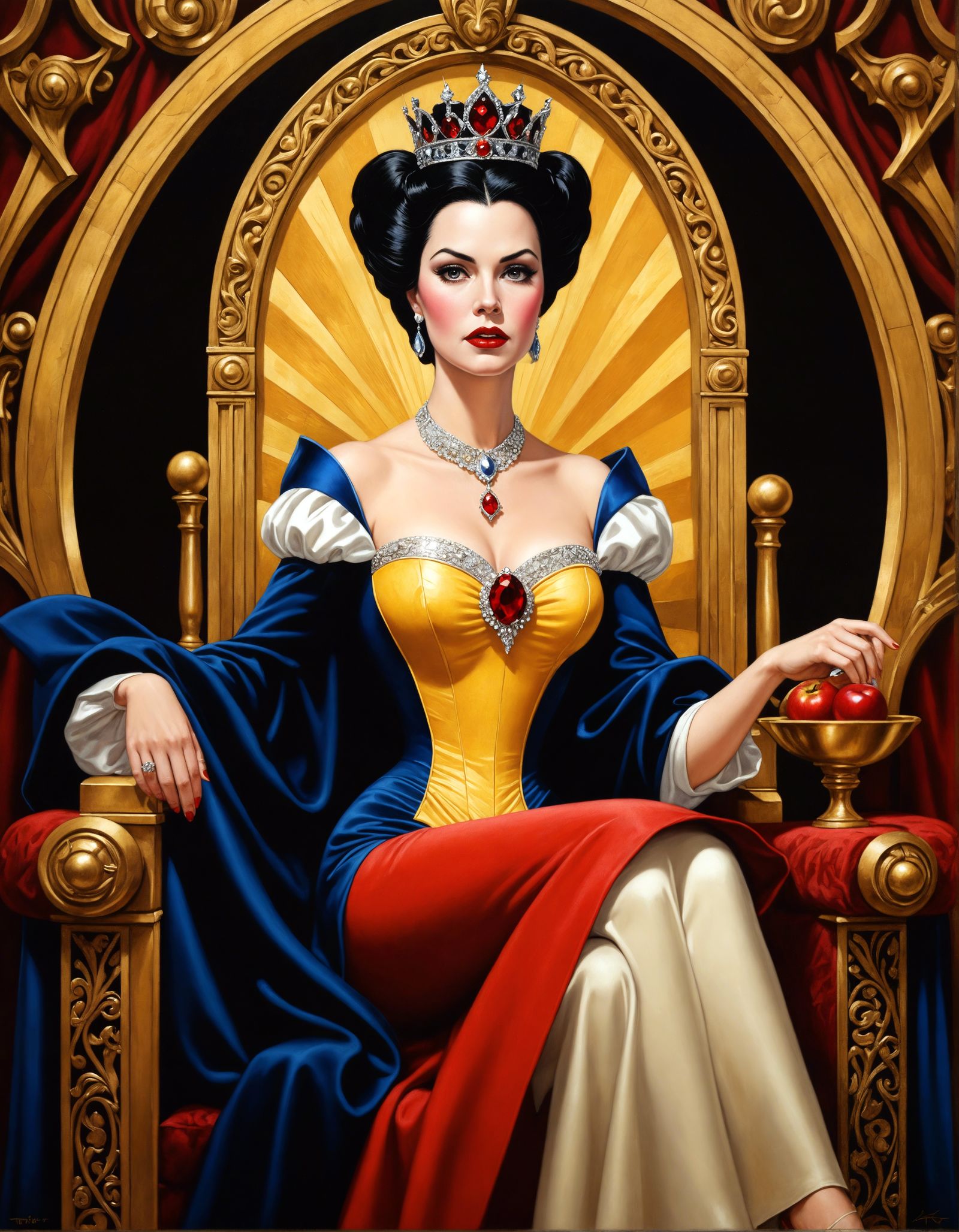 Snow's stepmom upscale