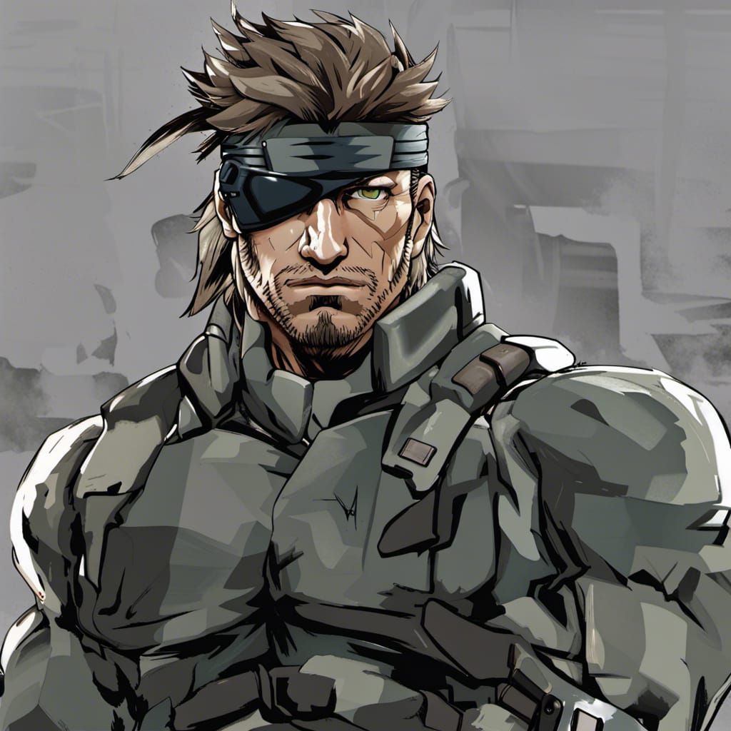 Solid Snake, Metal Gear - AI Generated Artwork - NightCafe Creator