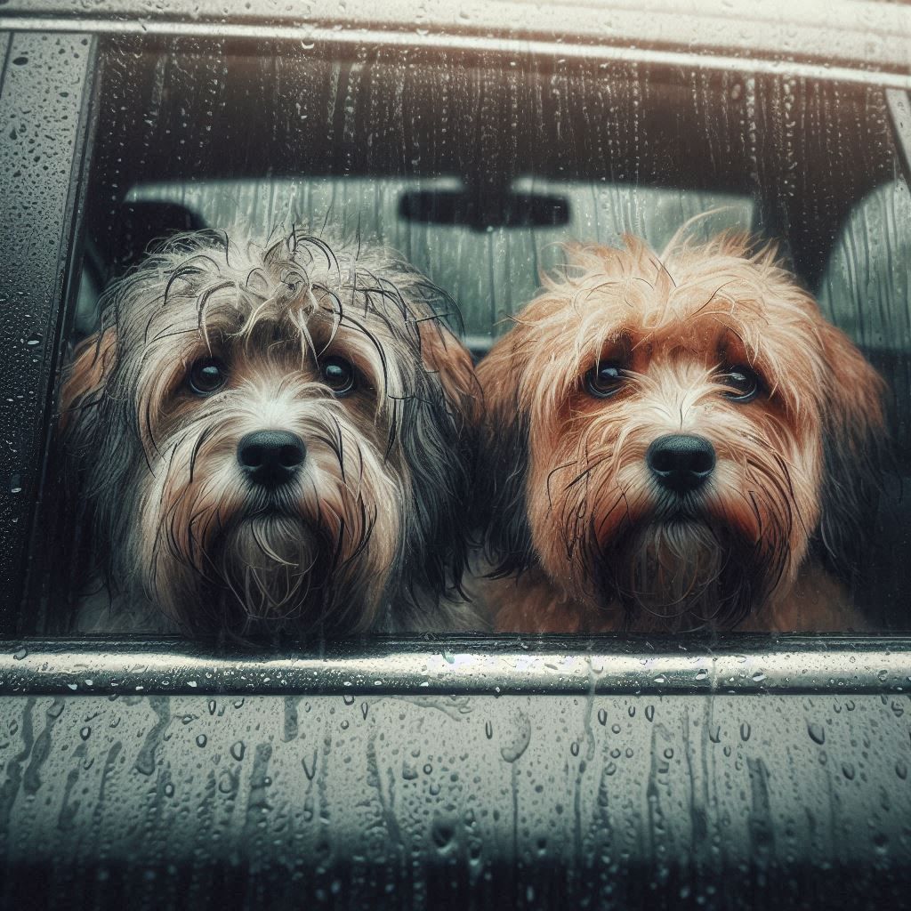 It's Raining Again🐶🐶😁