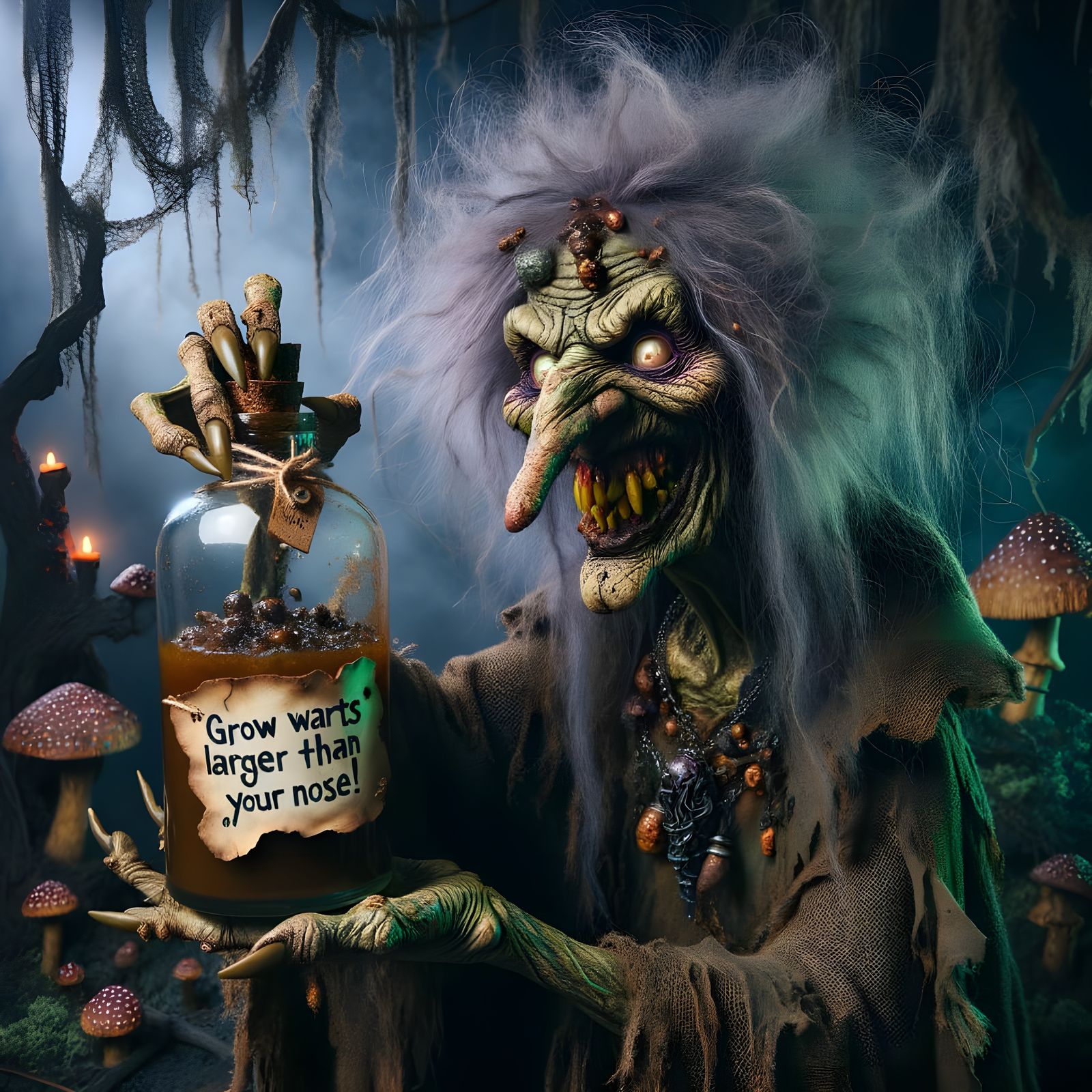 The best warts potion!  by @Drone fly