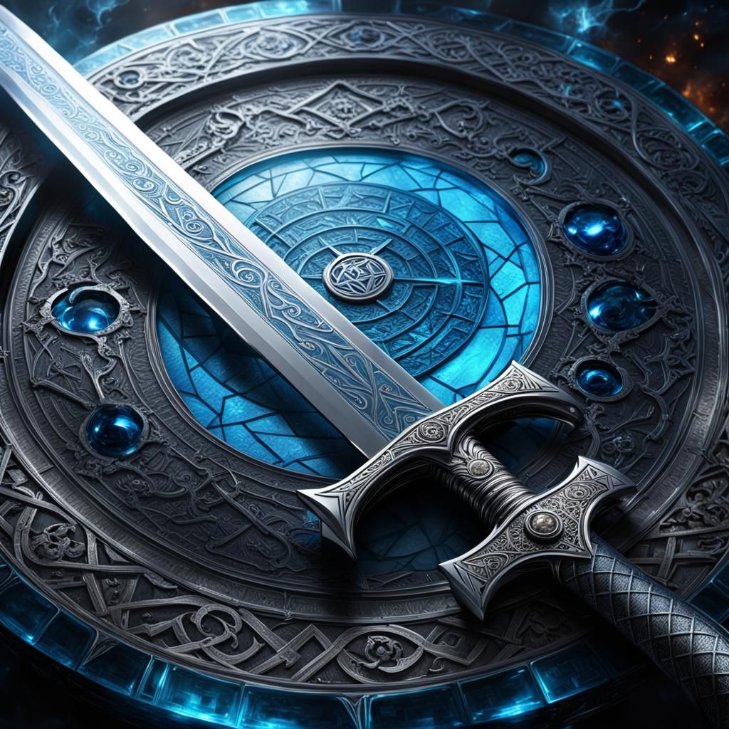 Arondight: The sword of Sir Lancelot, an epic hammer with Silver runes ...