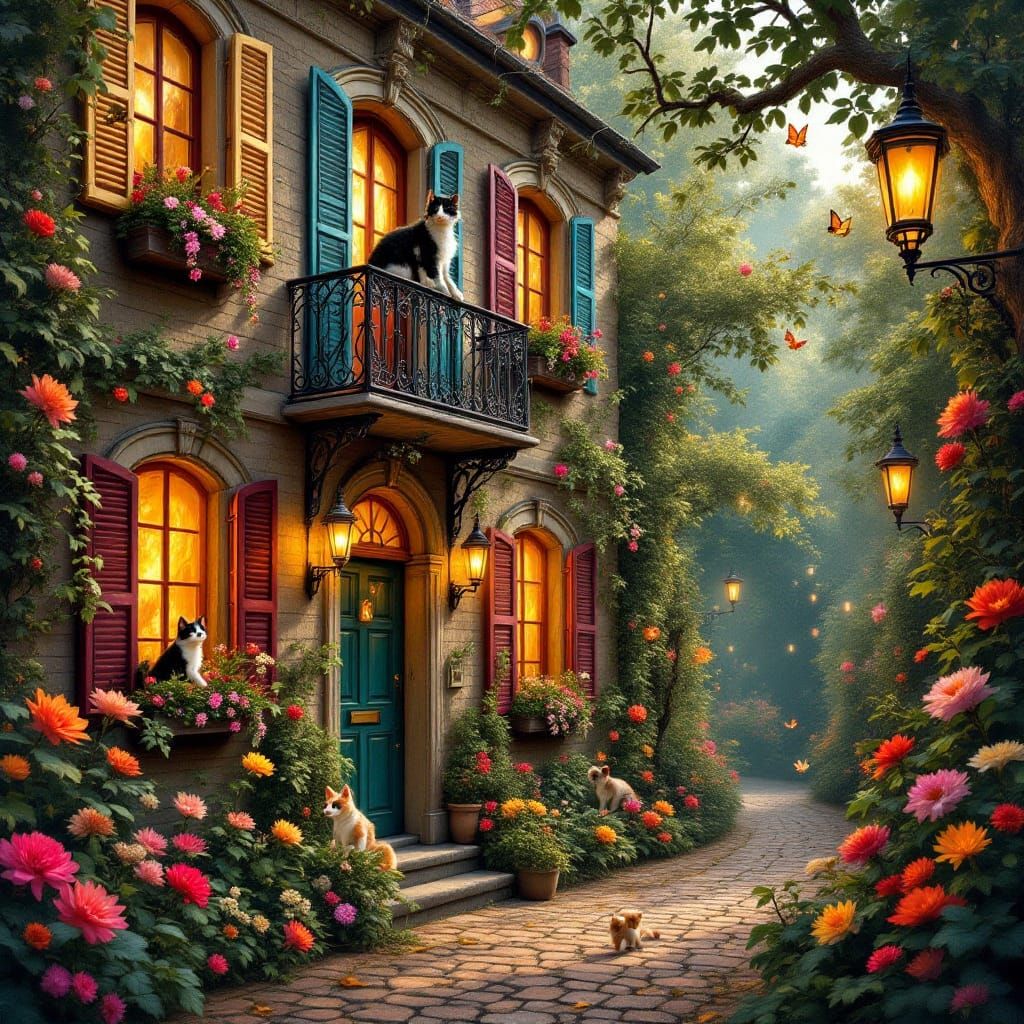 Restored historic townhouse