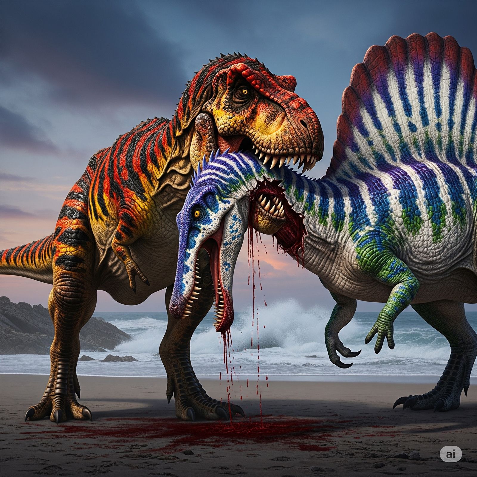 Trex vs spinosaurus