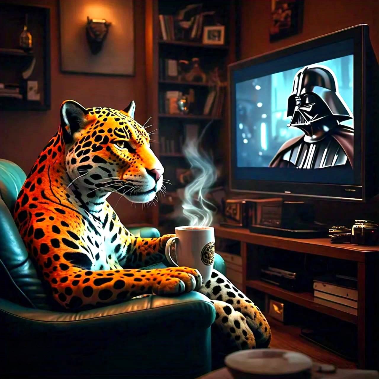 The Jag Recovering at Home