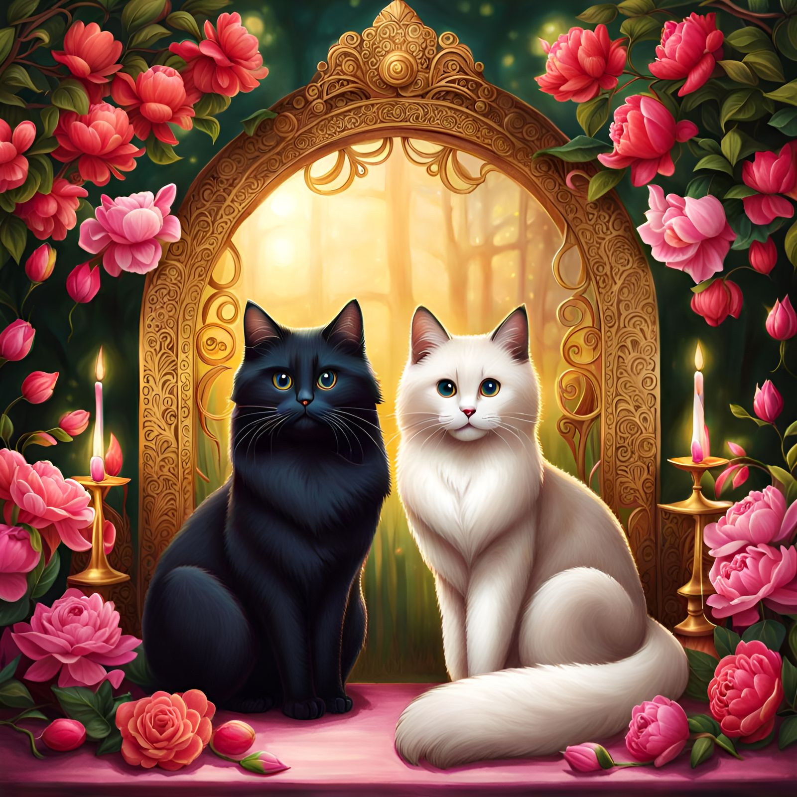 AI Cat Princess Image