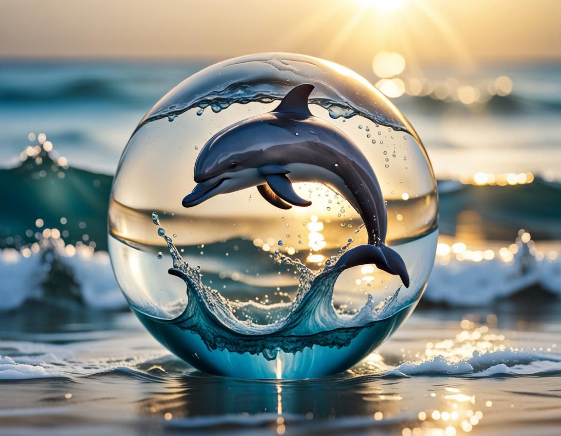 
Dolphin - A Souvenir from a Vacation by the Ocean  by @Katarzyna S-J