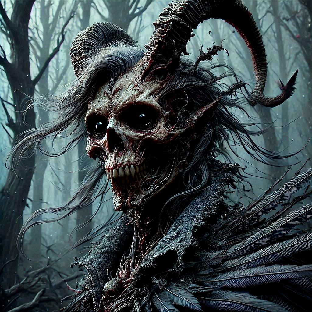 Tiefling skull being. Demon