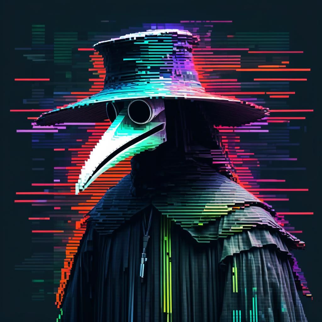 A plague glitch   by @forge4ward