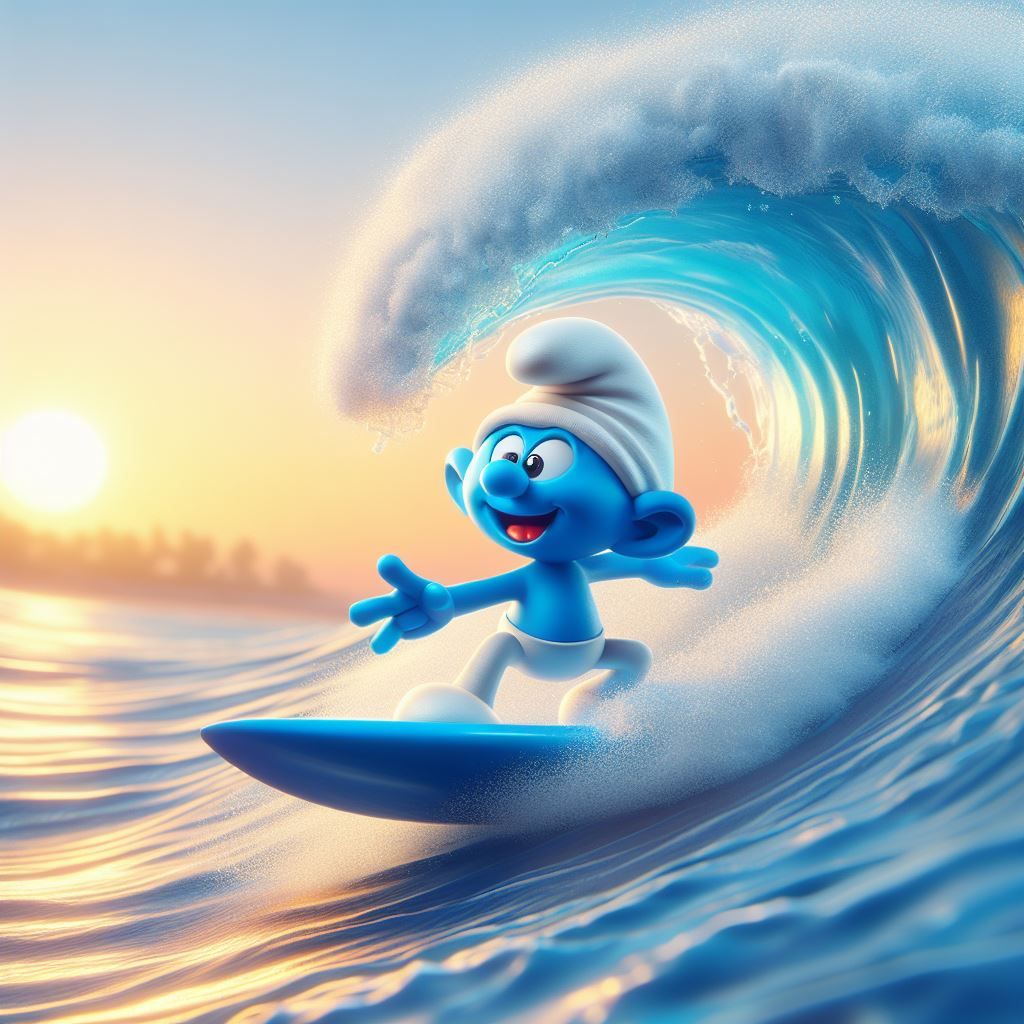 Smurf Surf