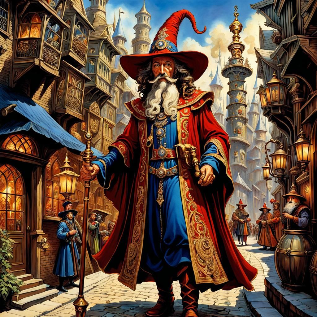 Rincewind in Ankh Morpork