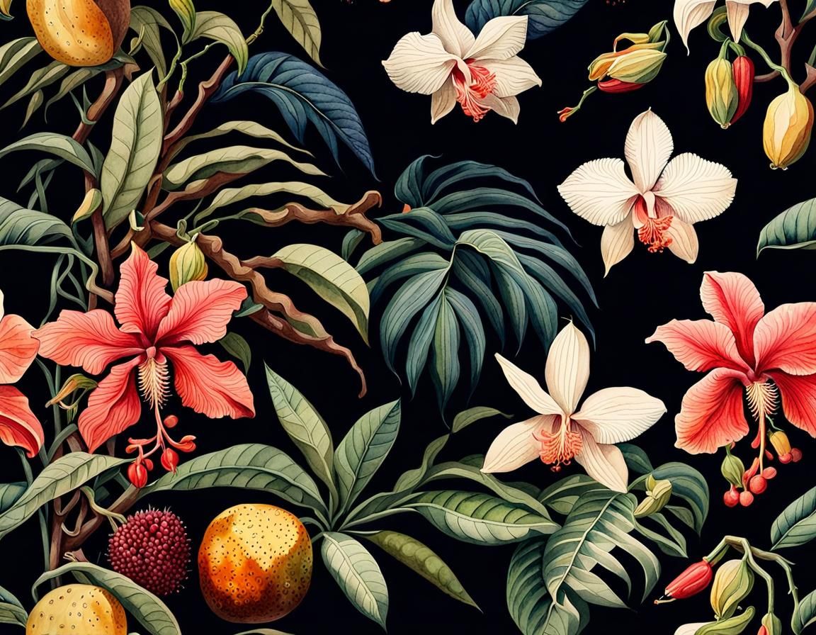 Hibiscus and Passionfruit