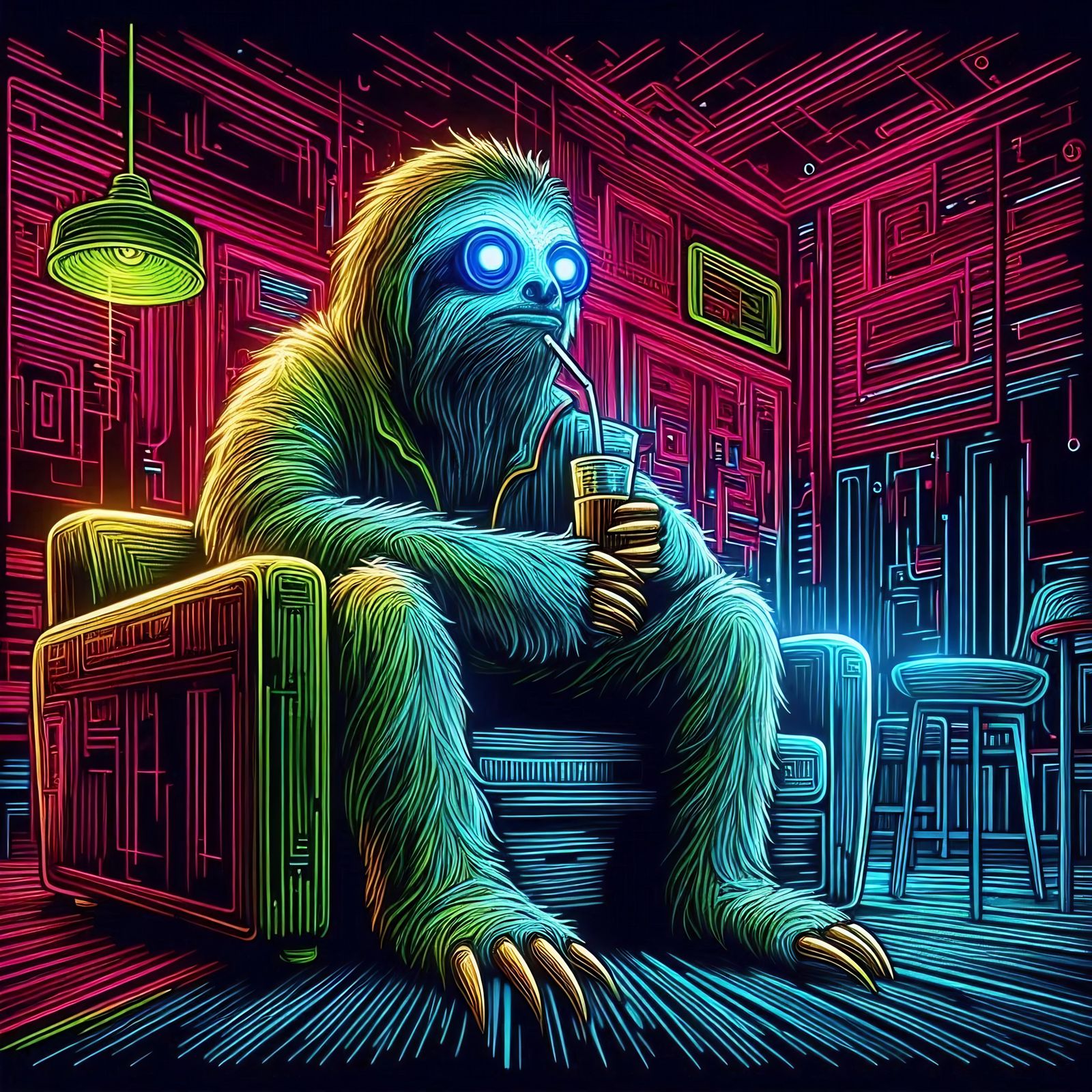 Having a sloth of a time...