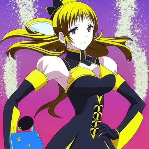 Queen bee girl anime - AI Generated Artwork - NightCafe Creator