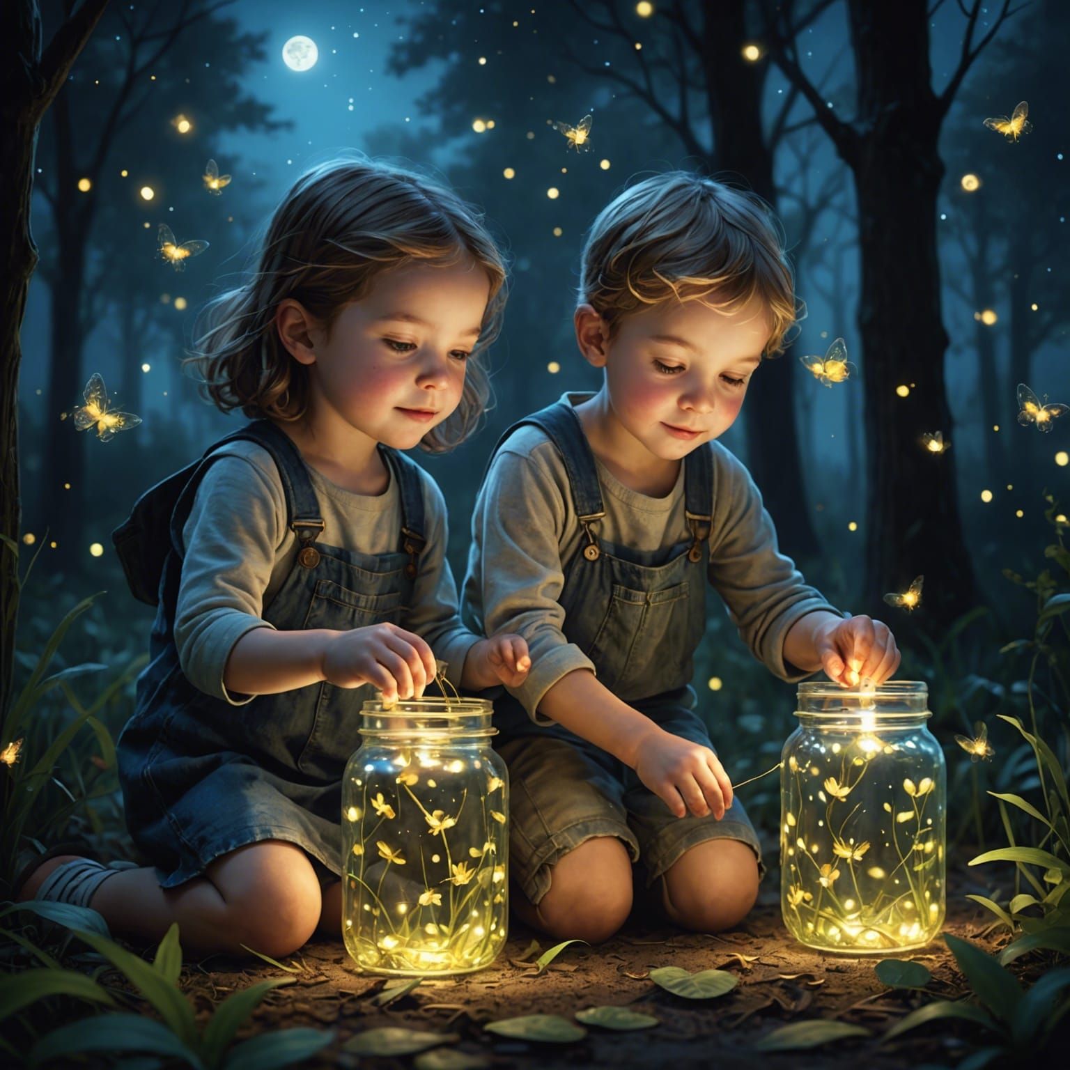 The Magic of Fireflies  by @Ministress