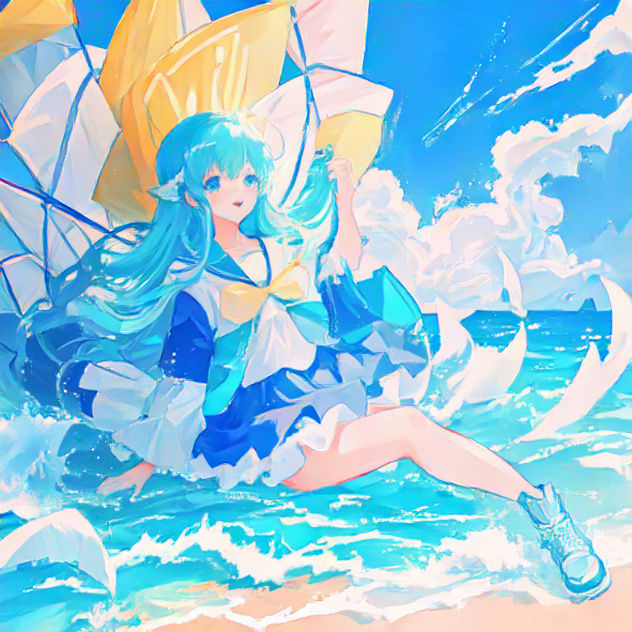 Oceanic Anime Girl
