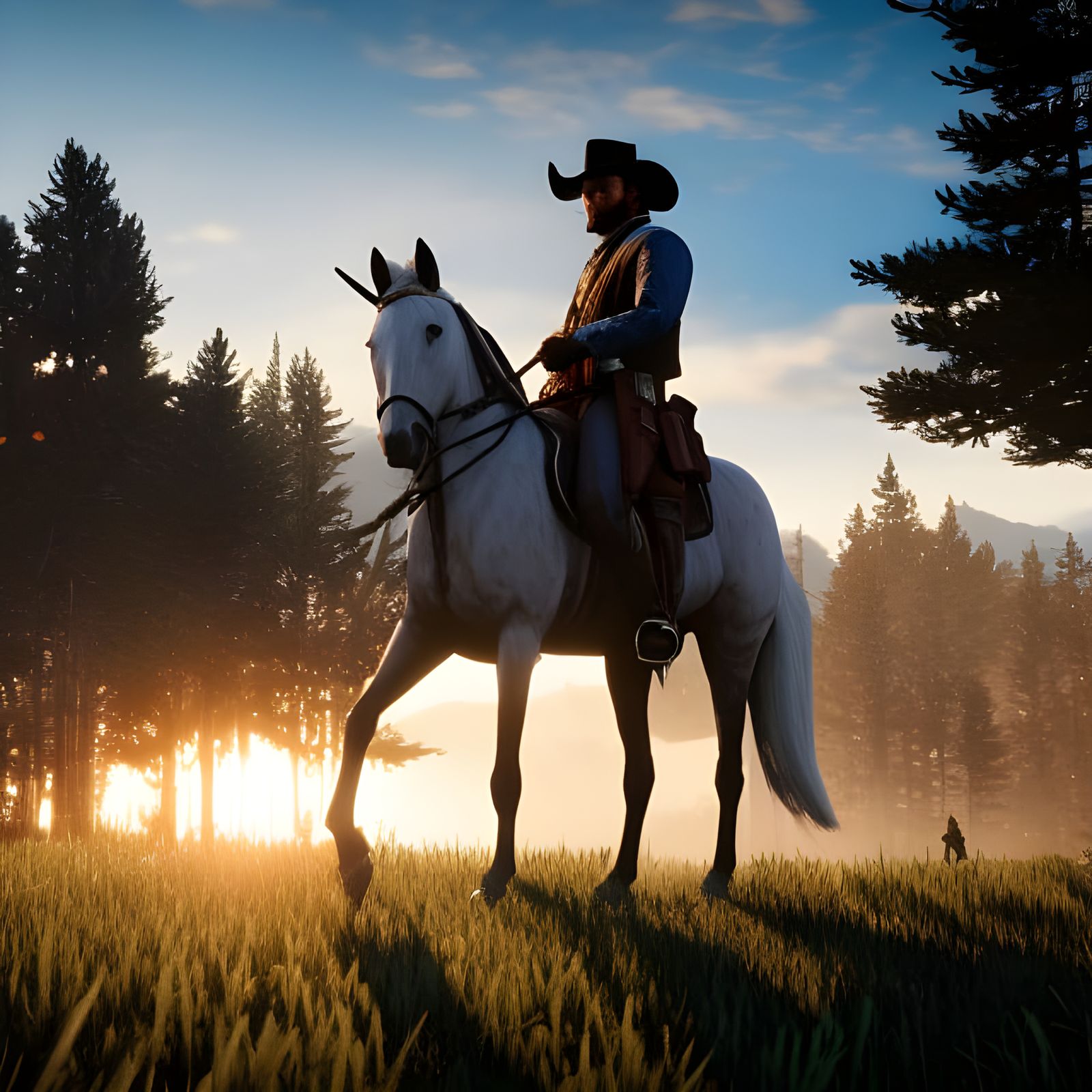 Red Dead rides at dawn  by @Laura Nadia