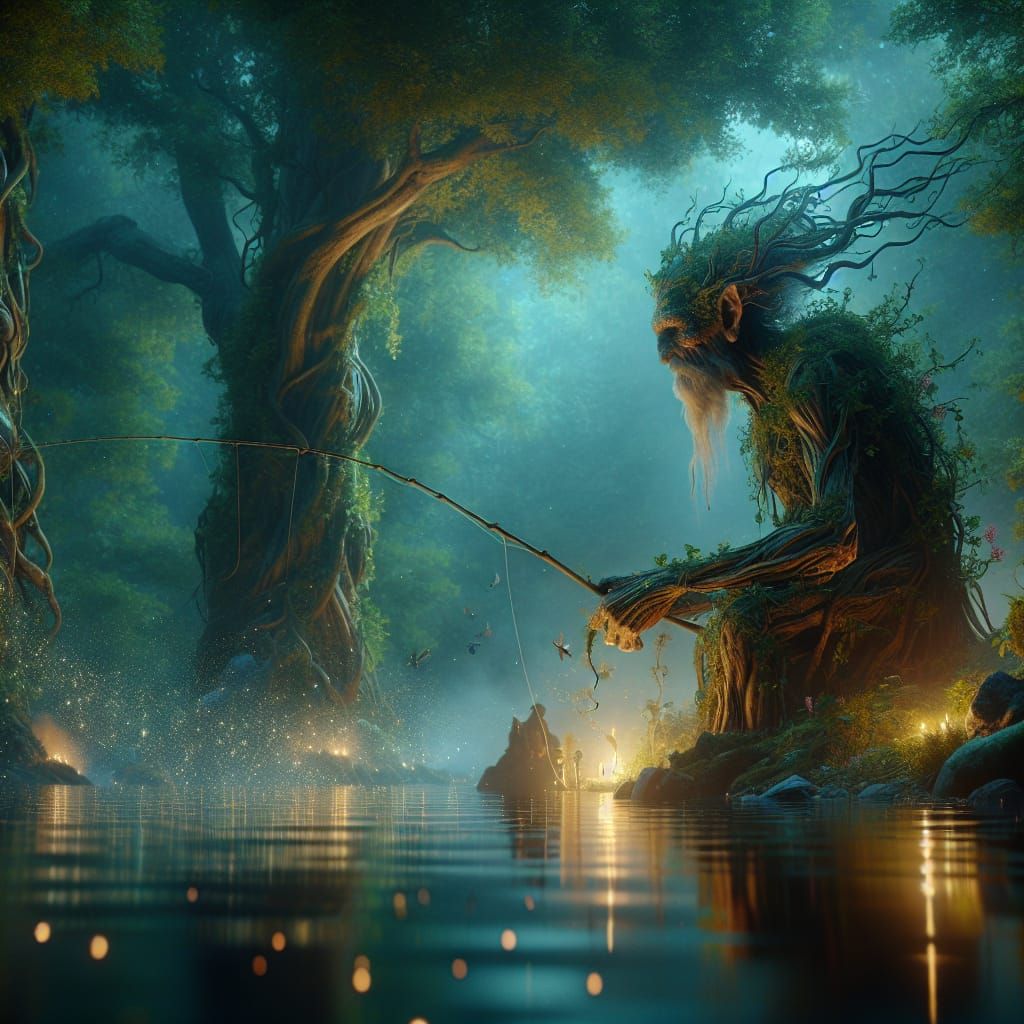 Fishing  by @OrangeFury