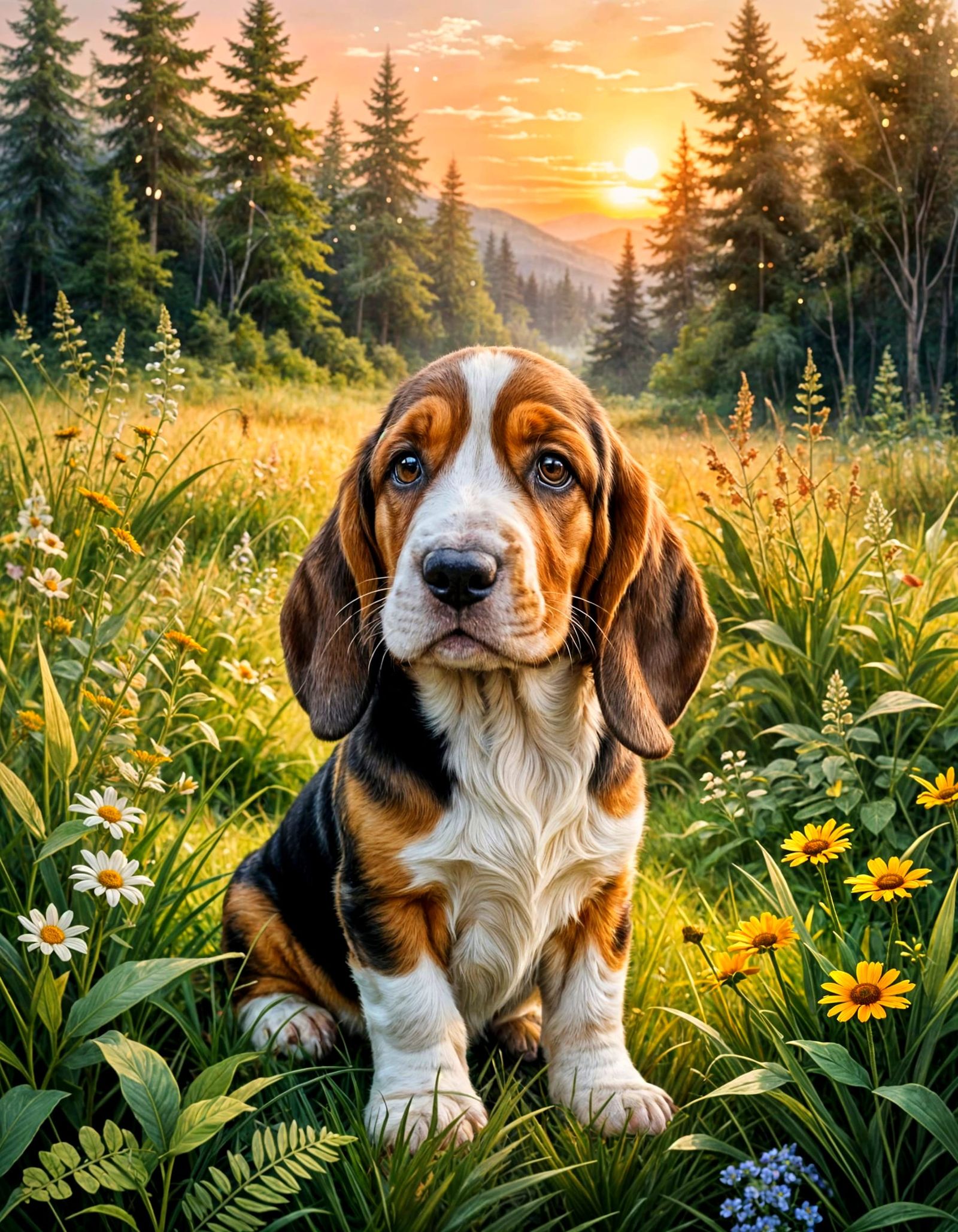 Adorable basset hound puppy  by @Daleone