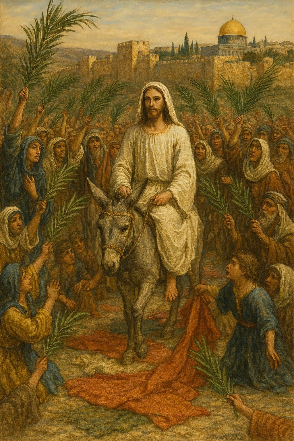 Palm Sunday, traditional-style – CG
