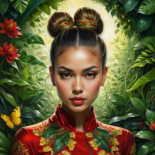 The most beautiful in the garden