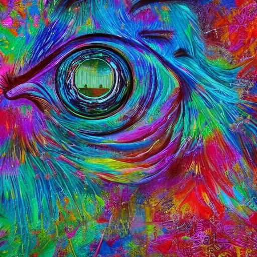 Burning Glassware in a Chem Lab, Hyperrealistic Art