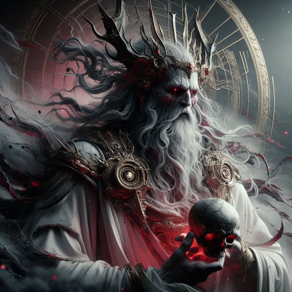 King of the Underworld contemplating